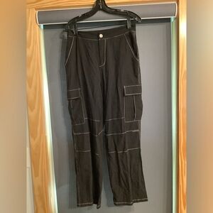 SHEIN black lightweight cargo pants